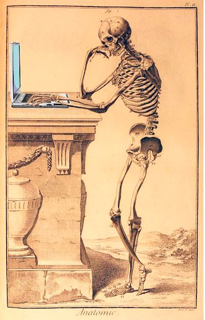 Anatomy of a Blogger, after Encyclopédie, ou dictionnaire raisonné des sciences, des arts et des métiers by Mike Licht, on Flickr