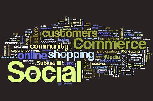 Social_commerce_wordle By Paulsmarsden at Wikimedia Commons