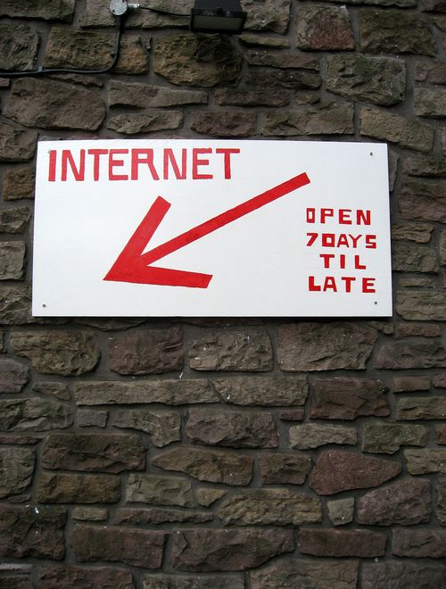Internet open 7 days til late by duncan, on Flickr