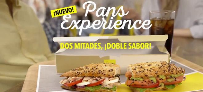 "Pans Experience" es la nueva propuesta de Pans & Company: dos mitades, doble sabor