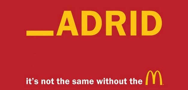 La "M" de McDonald's es la estrella de esta ingeniosa campaña exterior