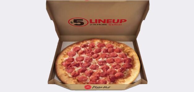 Pizza Hut muestra el poder de un billete de 5 dólares con la ayuda de un Abraham Lincoln del s. XXI