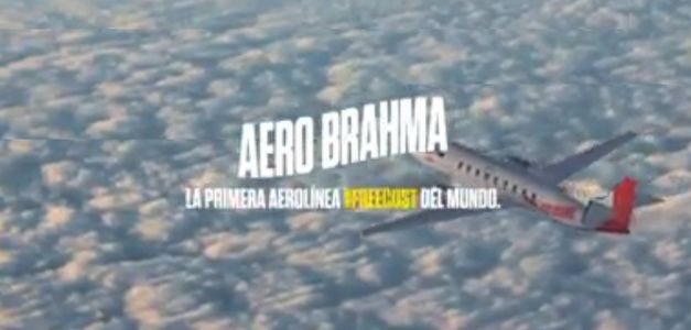 AeroBrahma, la aerolínea FreeCost presentada por Brahma para estos carnavales
