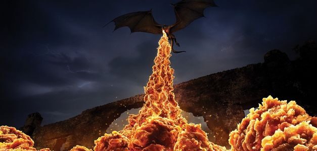 Los dragones fríen el pollo en esta apetitosa campaña de KFC