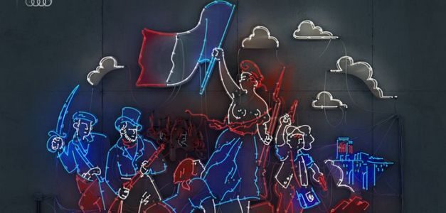 Audi les da una imagen eléctrica a tres imágenes históricas en su última campaña