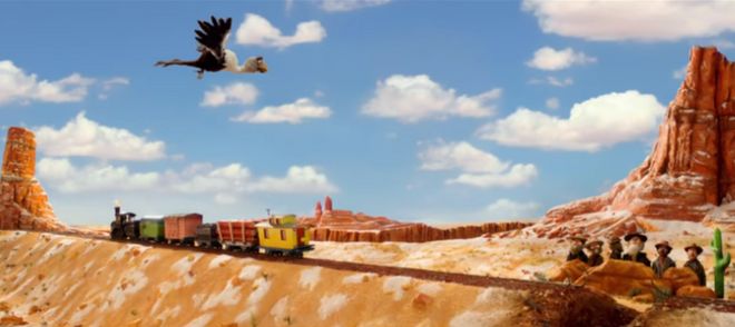 El último cortometraje de AT&T reúne el western con la animación infantil