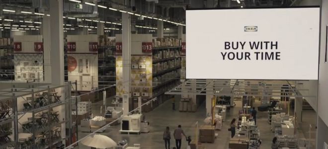 En esta sucursal de IKEA el tiempo sirve para pagar los productos