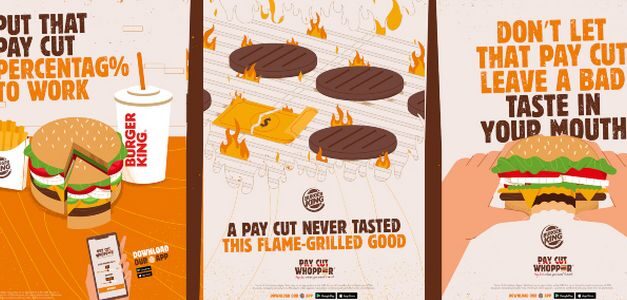 Burger King ofrece descuentos equivalentes a la reducción salarial de sus clientes durante la pandemia
