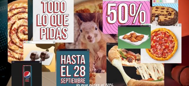 Memes y humor en nueva campaña de Domino's Pizza