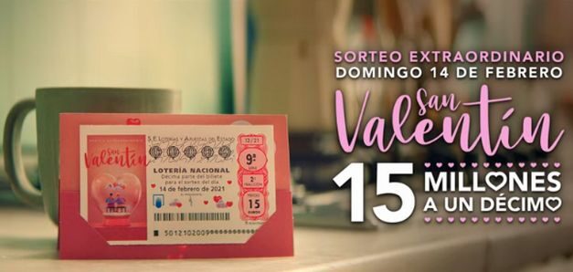 Loterías habla el 'idioma de las parejas' en su anuncio del Sorteo de San Valentín