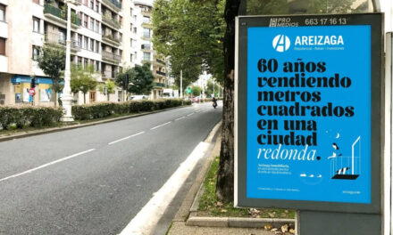 Areizaga Inmobiliaria lanza una campaña exterior como homenaje a San Sebastián