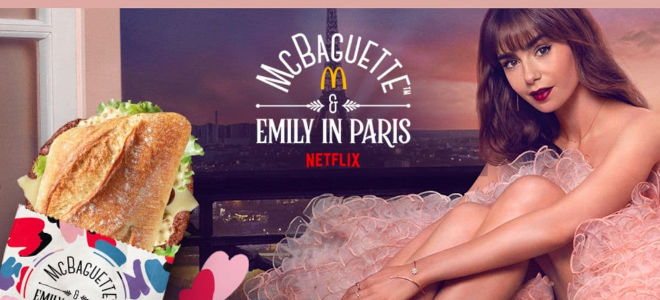 Una innovadora colaboración entre Netflix y McDonald’s llega de la mano de "Emily en París"