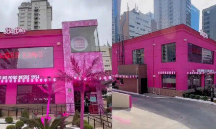 Burger King Brasil remodela su local de rosa por el estreno de Barbie