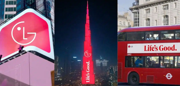 LG despliega su nueva imagen en Dubai, Nueva York y más