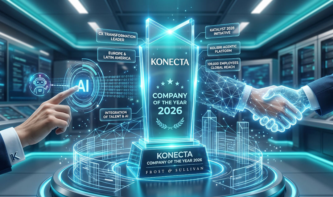 Konecta, reconocida como Empresa del Año 2026 en Europa y Latinoamérica en el sector de CX