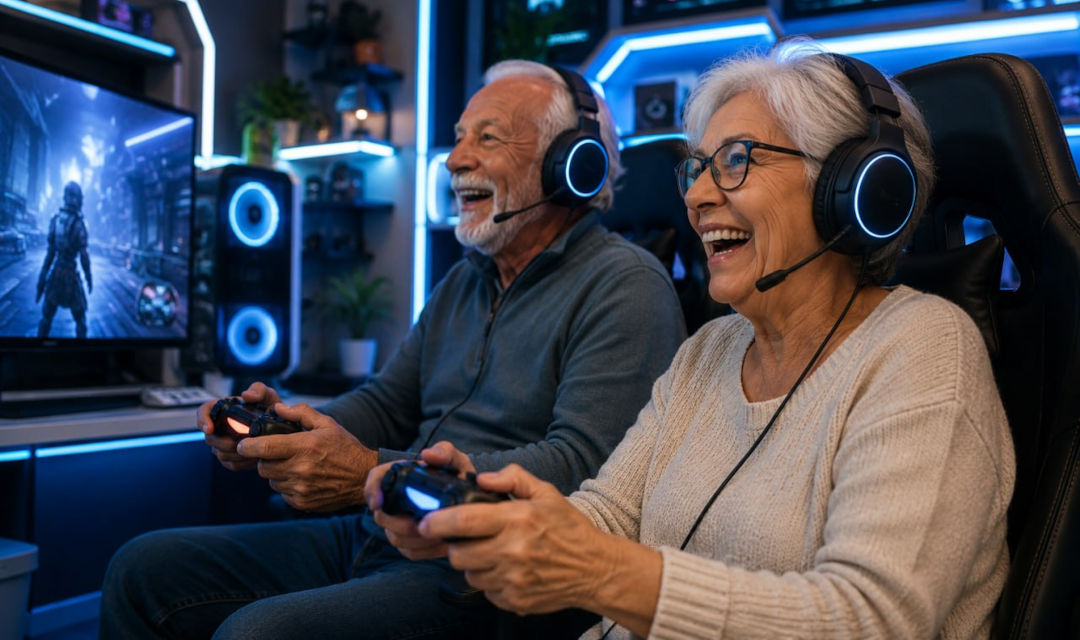 El auge del videojuego en la tercera edad muestra que el 28% de los mayores de 65 años juega con regularidad