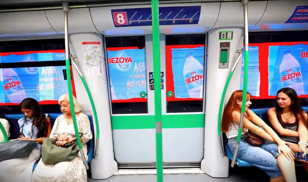 La publicidad dinámica amplia su presencia en los túneles del Metro de Madrid